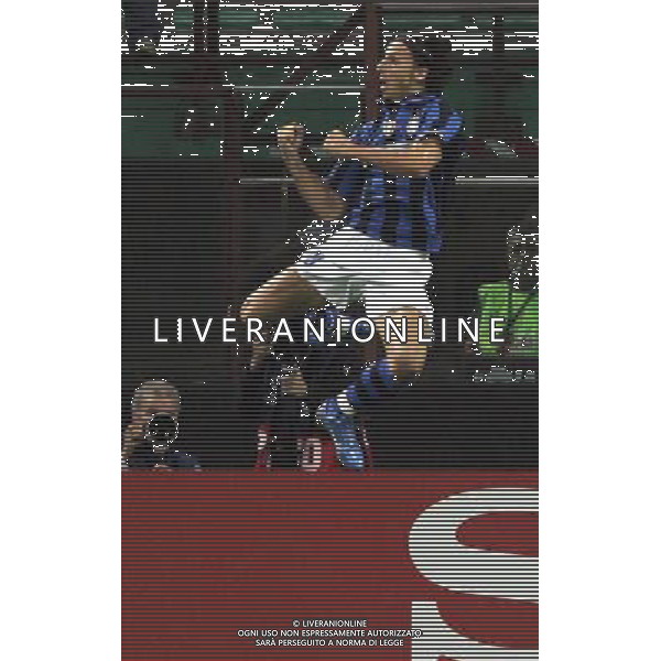 Inter - Psv Eindhoven Champions League 02/10/2007 nella foto esultanza dopo il gol su rigore di zlatan ibrahimovic ph luzzani/Ag. Aldo Liverani Sas