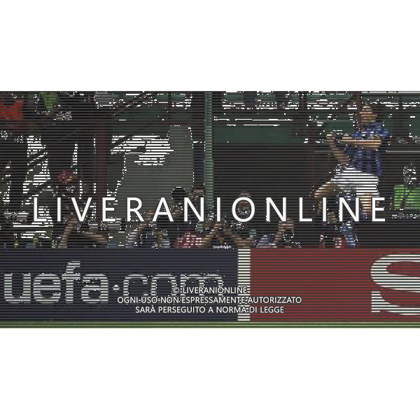 Inter - Psv Eindhoven Champions League 02/10/2007 nella foto esultanza dopo il gol su rigore di zlatan ibrahimovic ph luzzani/Ag. Aldo Liverani Sas