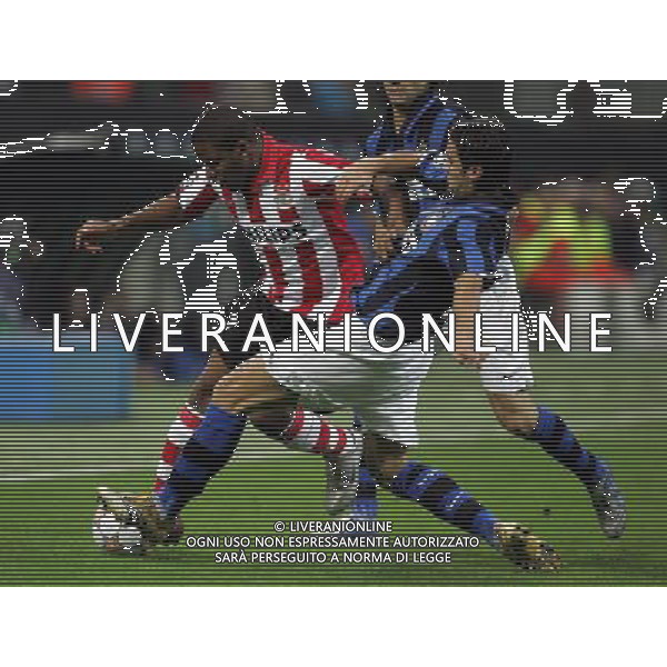 Inter - Psv Eindhoven Champions League 02/10/2007 nella foto farfa e Chivu ph luzzani/Ag. Aldo Liverani Sas
