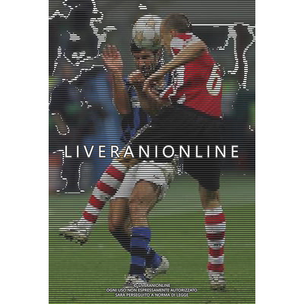 Inter - Psv Eindhoven Champions League 02/10/2007 nella foto luis figo e simons ph luzzani/Ag. Aldo Liverani Sas