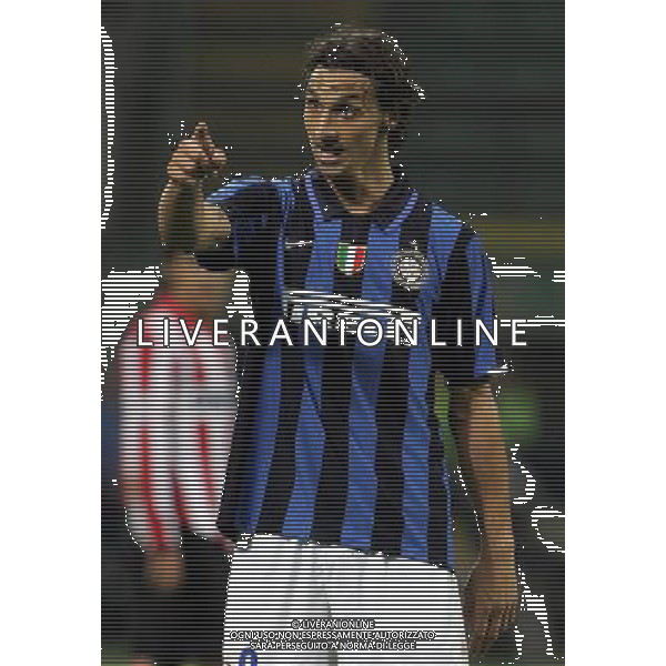 Inter - Psv Eindhoven Champions League 02/10/2007 nella foto zlatan ibrahimovic ph luzzani/Ag. Aldo Liverani Sas