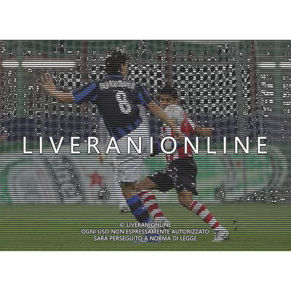 Milano 02-10-2007 Champions League 2007/08 inter-psv eindhoven nella foto ibrahimovic e salcido ph marco luzzani/ag aldo liverani s.a.s.