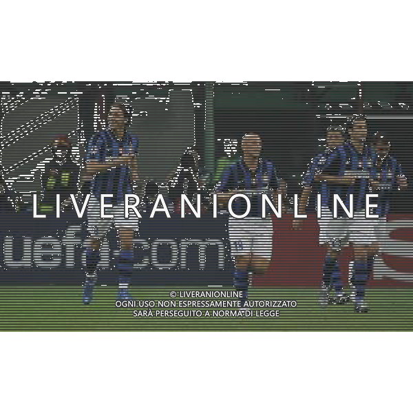 Milano 02-10-2007 Champions League 2007/08 inter-psv eindhoven nella foto esultanza ibrahimovic ph marco luzzani/ag aldo liverani s.a.s.