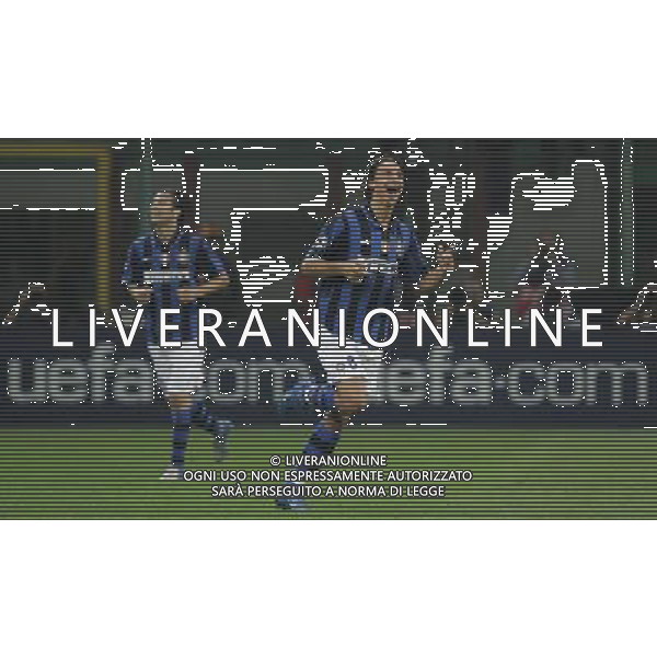 Milano 02-10-2007 Champions League 2007/08 inter-psv eindhoven nella foto esultanza ibrahimovic ph marco luzzani/ag aldo liverani s.a.s.
