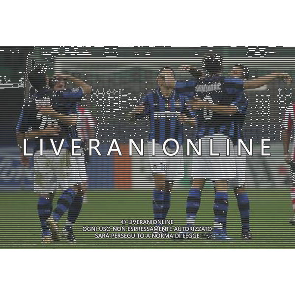 Milano 02-10-2007 Champions League 2007/08 inter-psv eindhoven nella foto esultanza ibrahimovic ph marco luzzani/ag aldo liverani s.a.s.