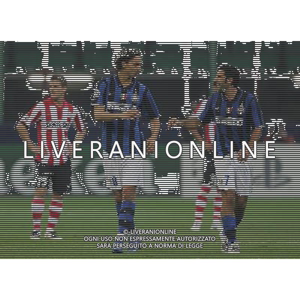 Milano 02-10-2007 Champions League 2007/08 inter-psv eindhoven nella foto esultanza ibrahimovic ph marco luzzani/ag aldo liverani s.a.s.