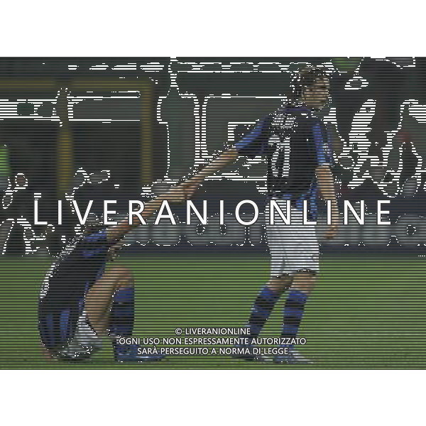Milano 02-10-2007 Champions League 2007/08 inter-psv eindhoven nella foto solari e ibrahimovic ph marco luzzani/ag aldo liverani s.a.s.