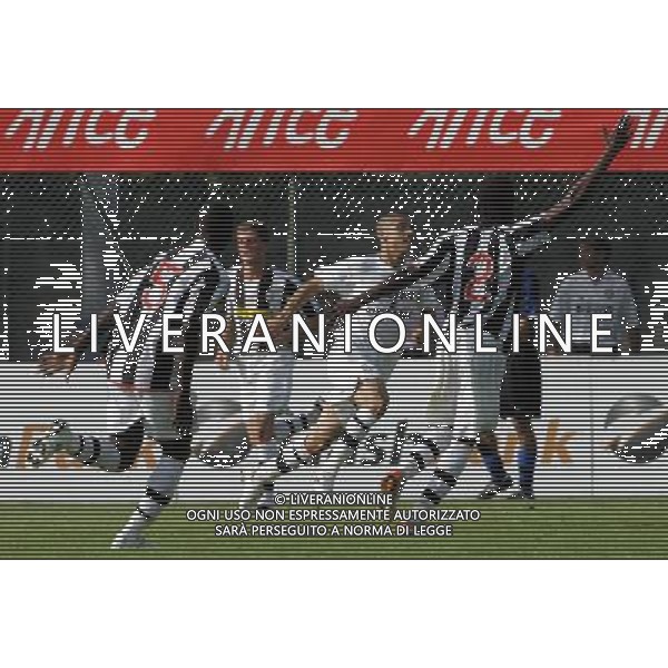 Inter - Juventus Supercoppa Tim Primavera 03/10/2007 nella foto esultanza di leta dopo il secondo gol juventus dedicato a riccardo e alessio ph Luzzani/Ag. Aldo Liverani Sas