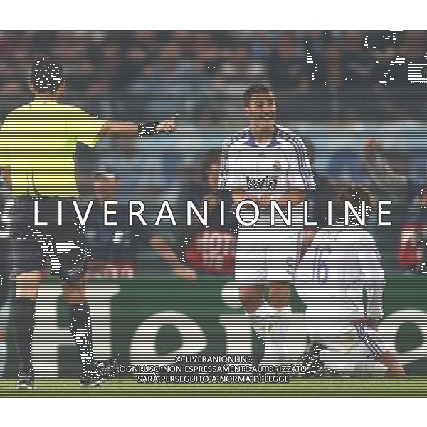 Lazio - Real Madrid 03/10/2007 Uefa Champions League 2007/2008 - fase a gironi 2a giornata Gruppo C - nella foto: La rabbia di Fabio Cannavaro dopo il gol di Goran Pandev ph Corradetti / ag. Aldo Liverani