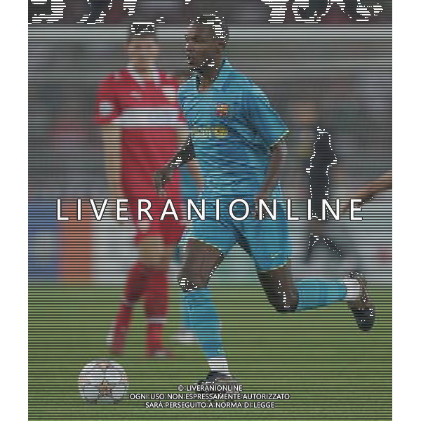 Stoccarda (Germania) 2 ottobre 2007 Stoccarda-Barcellona Champions League 2007/2008 nella foto: Abidal Eric foto Andry / Ag. Aldo Liverani