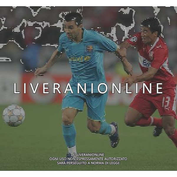 Stoccarda (Germania) 2 ottobre 2007 Stoccarda-Barcellona Champions League 2007/2008 nella foto: Deco e Pardo Pavel foto Andry / Ag. Aldo Liverani