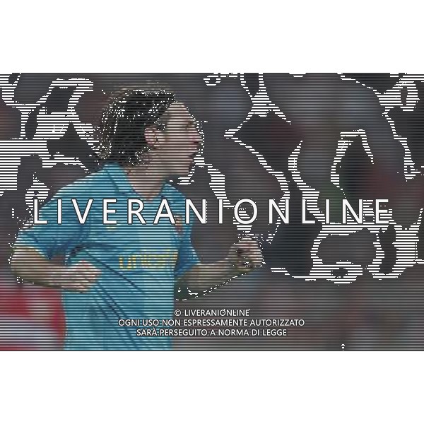 Stoccarda (Germania) 2 ottobre 2007 Stoccarda-Barcellona Champions League 2007/2008 nella foto: esultanza dopo il gol di Messi Lionel foto Andry / Ag. Aldo Liverani