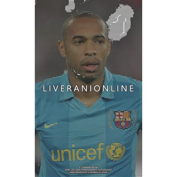 Stoccarda (Germania) 2 ottobre 2007 Stoccarda-Barcellona Champions League 2007/2008 nella foto: Henry Thierry foto Andry / Ag. Aldo Liverani