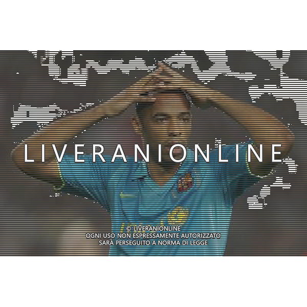 Stoccarda (Germania) 2 ottobre 2007 Stoccarda-Barcellona Champions League 2007/2008 nella foto: Henry Thierry foto Andry / Ag. Aldo Liverani