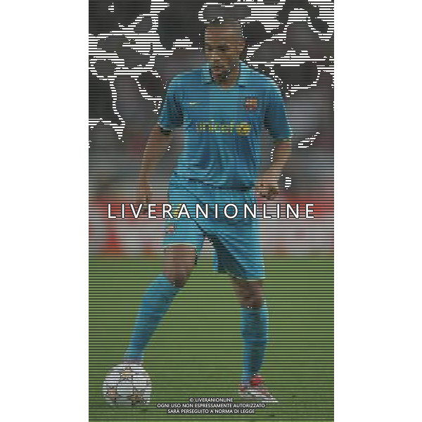 Stoccarda (Germania) 2 ottobre 2007 Stoccarda-Barcellona Champions League 2007/2008 nella foto: Henry Thierry foto Andry / Ag. Aldo Liverani