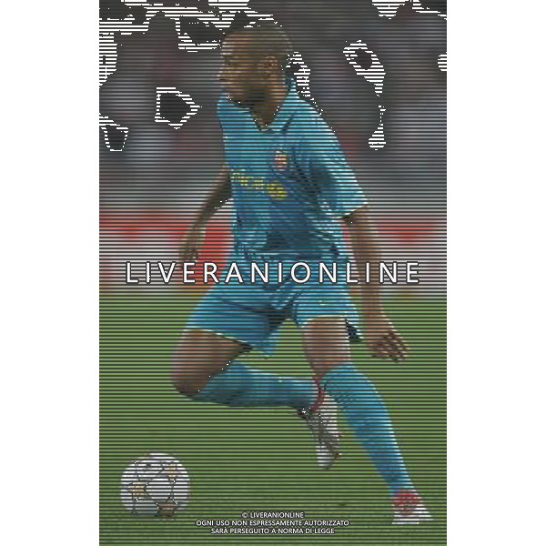 Stoccarda (Germania) 2 ottobre 2007 Stoccarda-Barcellona Champions League 2007/2008 nella foto: Henry Thierry foto Andry / Ag. Aldo Liverani