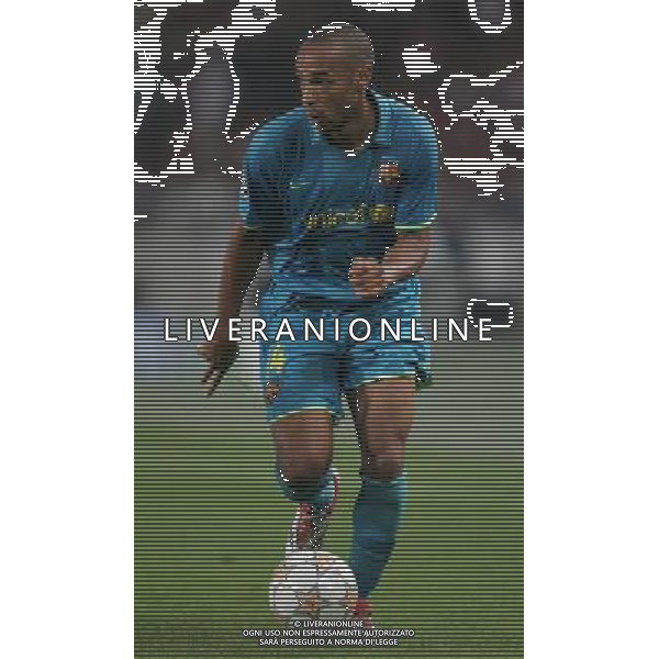 Stoccarda (Germania) 2 ottobre 2007 Stoccarda-Barcellona Champions League 2007/2008 nella foto: Henry Thierry foto Andry / Ag. Aldo Liverani