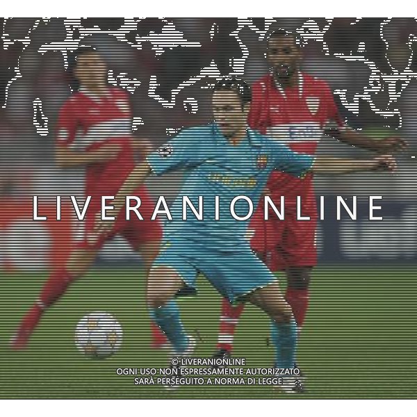 Stoccarda (Germania) 2 ottobre 2007 Stoccarda-Barcellona Champions League 2007/2008 nella foto: Iniesta Andres foto Andry / Ag. Aldo Liverani