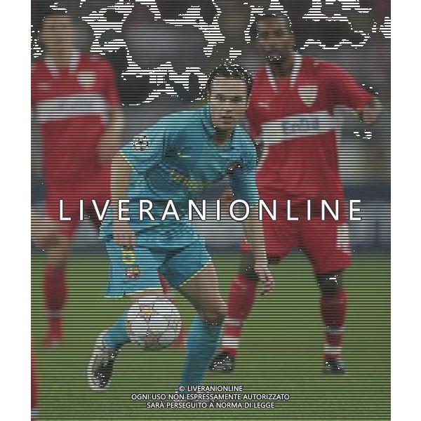 Stoccarda (Germania) 2 ottobre 2007 Stoccarda-Barcellona Champions League 2007/2008 nella foto: Iniesta Andres foto Andry / Ag. Aldo Liverani