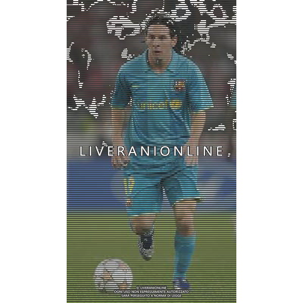Stoccarda (Germania) 2 ottobre 2007 Stoccarda-Barcellona Champions League 2007/2008 nella foto: Messi Lionel foto Andry / Ag. Aldo Liverani