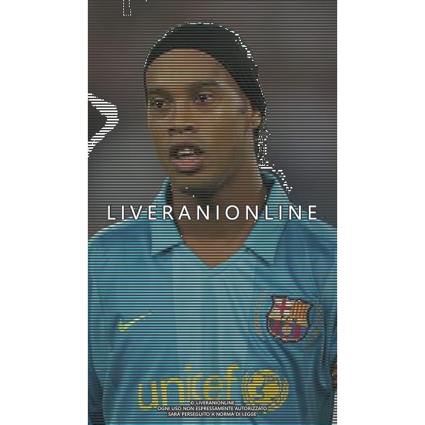 Stoccarda (Germania) 2 ottobre 2007 Stoccarda-Barcellona Champions League 2007/2008 nella foto: Ronaldinho foto Andry / Ag. Aldo Liverani