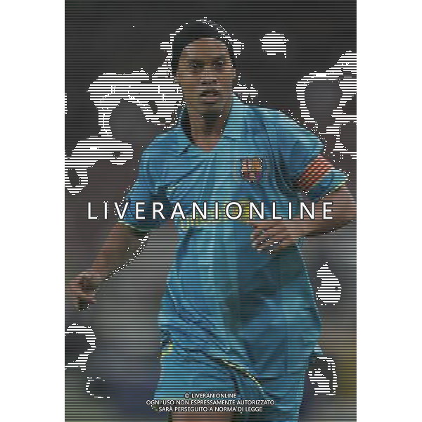Stoccarda (Germania) 2 ottobre 2007 Stoccarda-Barcellona Champions League 2007/2008 nella foto: Ronaldinho foto Andry / Ag. Aldo Liverani