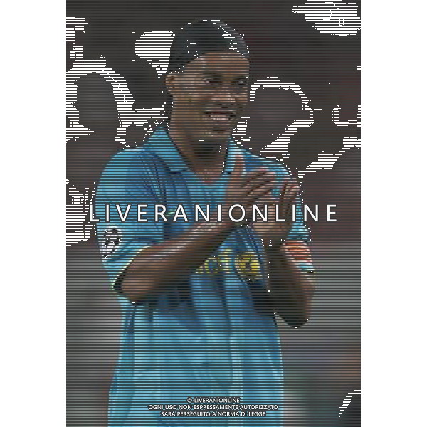 Stoccarda (Germania) 2 ottobre 2007 Stoccarda-Barcellona Champions League 2007/2008 nella foto: Ronaldinho foto Andry / Ag. Aldo Liverani