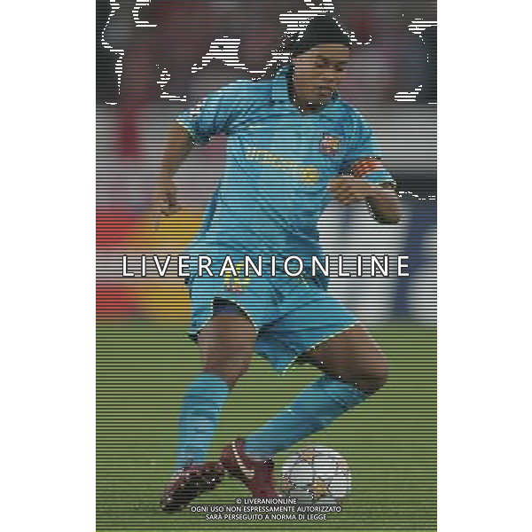 Stoccarda (Germania) 2 ottobre 2007 Stoccarda-Barcellona Champions League 2007/2008 nella foto: Ronaldinho foto Andry / Ag. Aldo Liverani