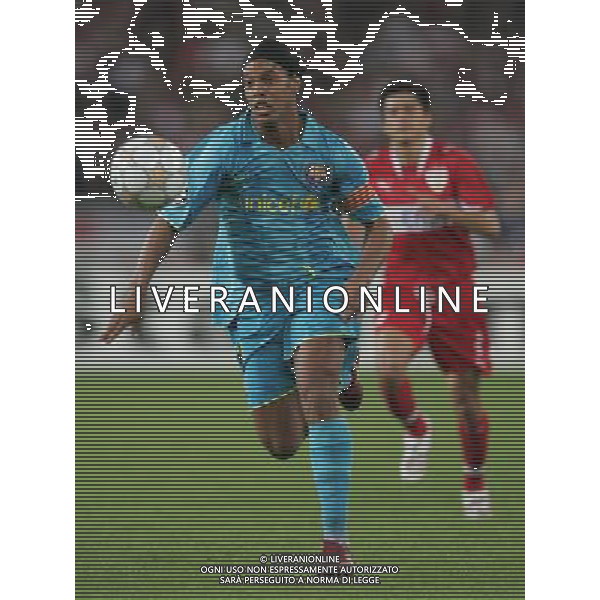 Stoccarda (Germania) 2 ottobre 2007 Stoccarda-Barcellona Champions League 2007/2008 nella foto: Ronaldinho foto Andry / Ag. Aldo Liverani