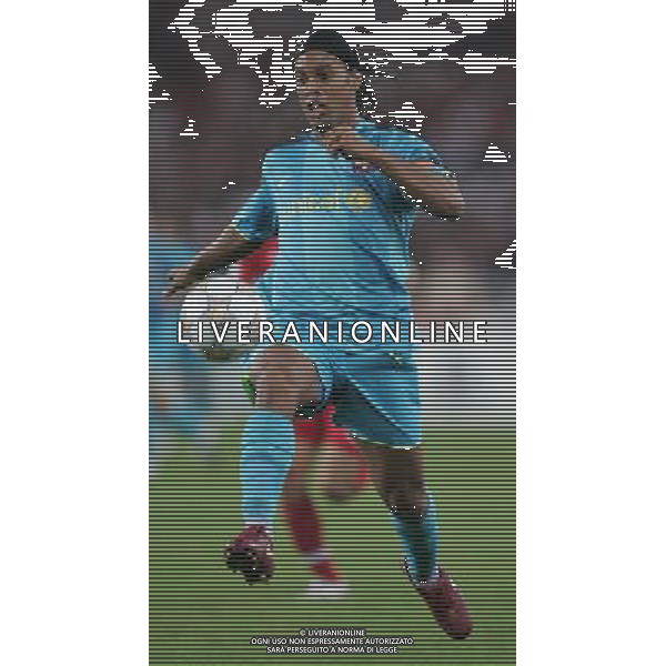 Stoccarda (Germania) 2 ottobre 2007 Stoccarda-Barcellona Champions League 2007/2008 nella foto: Ronaldinho foto Andry / Ag. Aldo Liverani