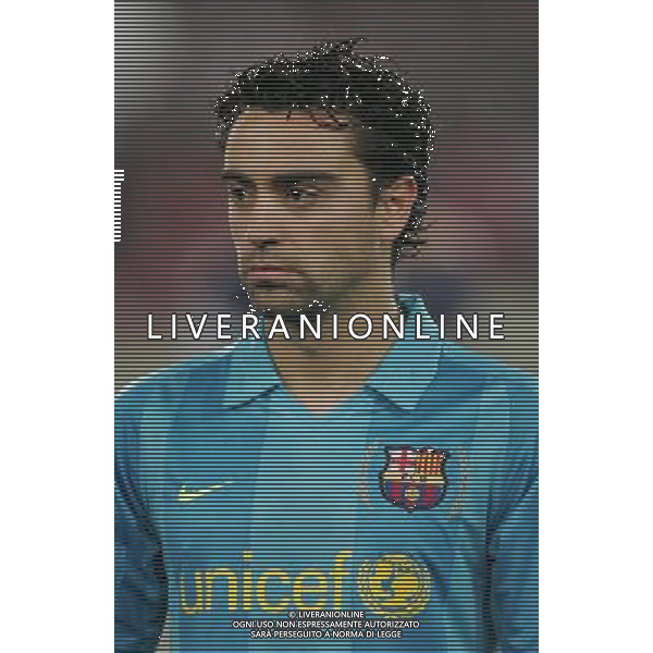 Stoccarda (Germania) 2 ottobre 2007 Stoccarda-Barcellona Champions League 2007/2008 nella foto: Xavi Hernandez foto Andry / Ag. Aldo Liverani