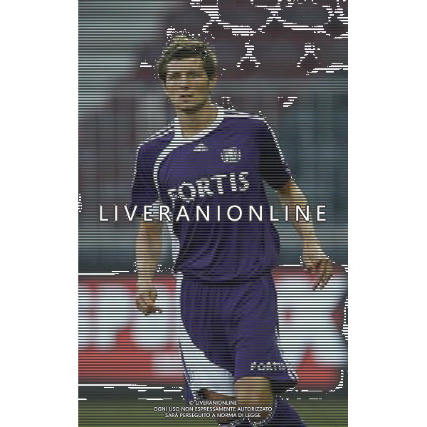 INTERNATIONAL FOOTBALL BELGIUM LEAGUE 2007-2008 RSC ANDERLECHT BOUSSOUFA MBARK ag aldo liverani 