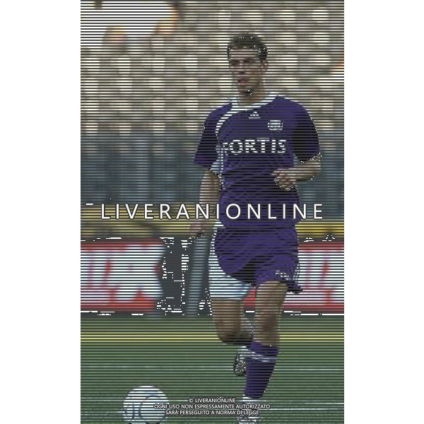 INTERNATIONAL FOOTBALL BELGIUM LEAGUE 2007-2008 RSC ANDERLECHT VON SCHLEBRUGGE MAX ag aldo liverani 