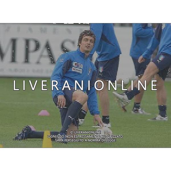 Raduno e Allenamento Nazionale Italiana Coverciano(FI) - 09.10.2007 Nella Foto: Massimo Oddo Ph.Vitez-Ag. Aldo Liverani