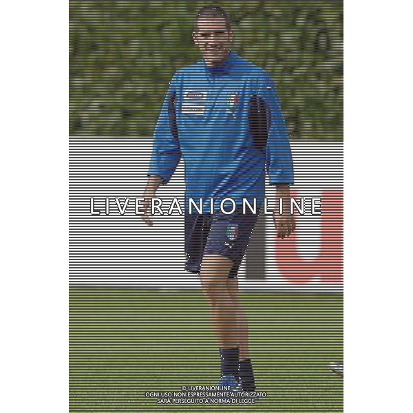 Raduno e Allenamento Nazionale Italiana Coverciano(FI) - 09.10.2007 Nella Foto: cristiano Lucarelli Ph.Vitez-Ag. Aldo Liverani