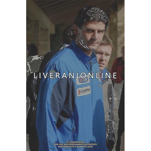 Raduno e Allenamento Nazionale Italiana Coverciano(FI) - 09.10.2007 Nella Foto: Vincenzo Iaquinta non sostiene la seduta di allenamento perche\' infortunato Ph.Vitez-Ag. Aldo Liverani