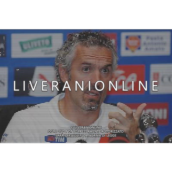 Raduno Nazionale Italiana Coverciano(FI) - 09.10.2007 Nella Foto: Roberto Donadoni in conferenza stampa Ph.Vitez/Ag. Aldo Liverani Sas