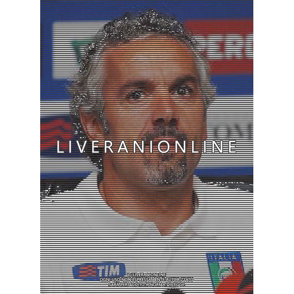 Raduno Nazionale Italiana Coverciano(FI) - 09.10.2007 Nella Foto: Roberto Donadoni in conferenza stampa Ph.Vitez/Ag. Aldo Liverani Sas