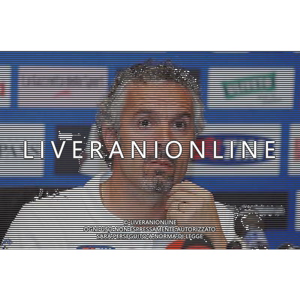 Raduno Nazionale Italiana Coverciano(FI) - 09.10.2007 Nella Foto: Roberto Donadoni in conferenza stampa Ph.Vitez/Ag. Aldo Liverani Sas