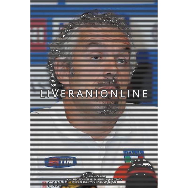 Raduno Nazionale Italiana Coverciano(FI) - 09.10.2007 Nella Foto: Roberto Donadoni in conferenza stampa Ph.Vitez/Ag. Aldo Liverani Sas