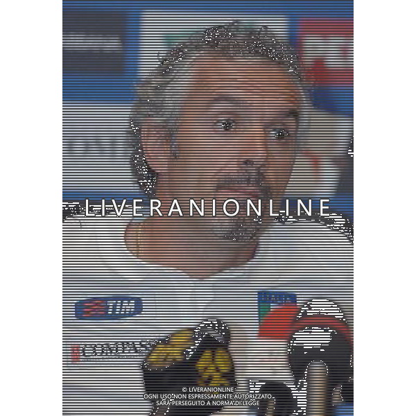 Raduno Nazionale Italiana Coverciano(FI) - 09.10.2007 Nella Foto: Roberto Donadoni in conferenza stampa Ph.Vitez/Ag. Aldo Liverani Sas