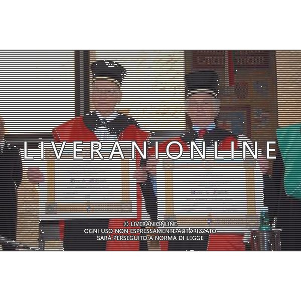 Laurea Honoris Causa ai prof Capecchi e McKusick foto schicchi-AG ALDO LIVERANI