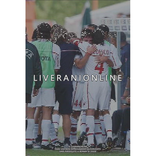 VANTAA (FINLANDIA) 26/07/2003 TERZO TURNO INTERTOTO ALLIANSSI-PERUGIA NELLA FOTO:FABIO GATTI ESULTA DOPO IL GOAL* FOTO 1905/ROBERTO SETTONCE/ALDO LIVERANI S.A.S.