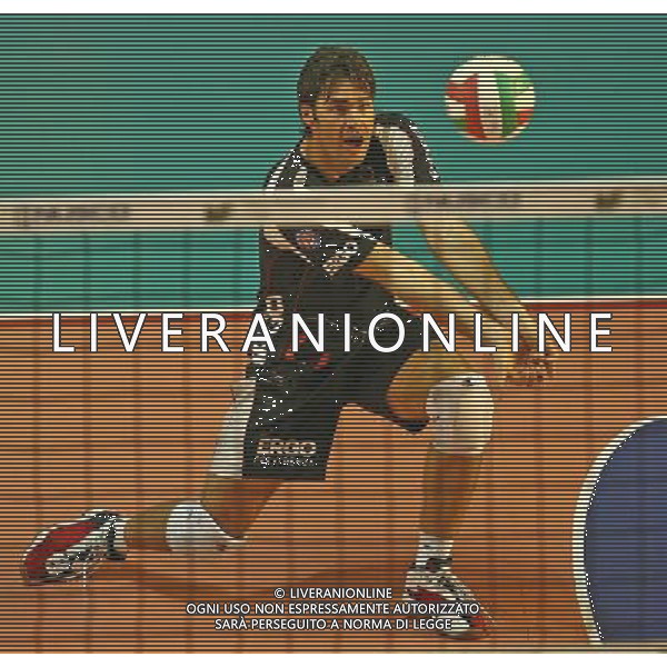 Roma - Palazzetto dello Sport - 08 / 10 / 07 - Campionato Italiano Pallavolo Serie A1 2007/2008 Regular Season 3° giornata - M Roma Volley Vs Sparkling Milano ( 0-0) - nella foto: Marco VICINI ph Corradetti / ag. Aldo Liverani