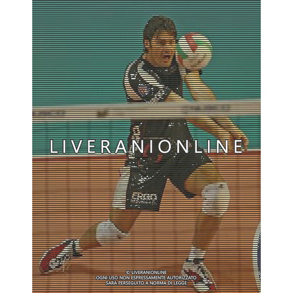 Roma - Palazzetto dello Sport - 08 / 10 / 07 - Campionato Italiano Pallavolo Serie A1 2007/2008 Regular Season 3° giornata - M Roma Volley Vs Sparkling Milano ( 0-0) - nella foto: Marco VICINI ph Corradetti / ag. Aldo Liverani