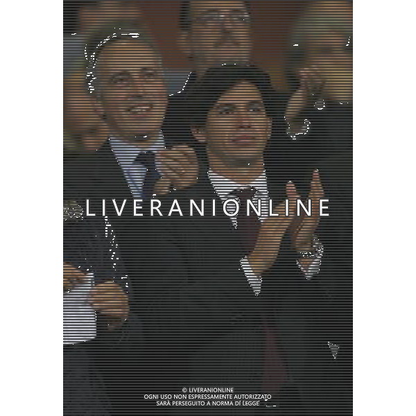 QUALIFICA EUROPEI 2008 ITALIA-GEORGIA NELLA FOTO:AMBRONSINI E ABETE PH LUZZANI- AG ALDO LIVERANI