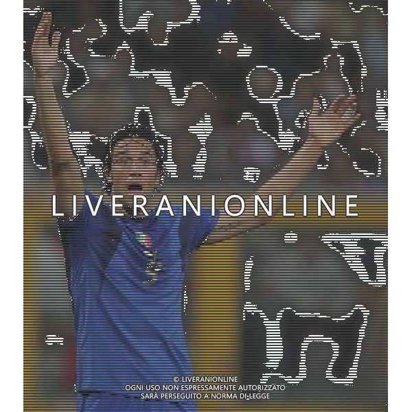 QUALIFICA EUROPEI 2008 ITALIA-GEORGIA NELLA FOTO: DELUSIONE TONI PH ANDREOLI- AG ALDO LIVERANI