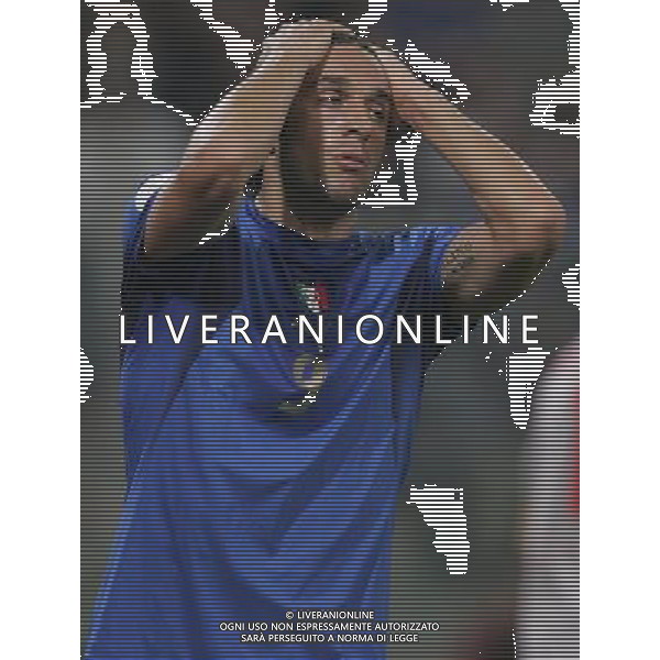 QUALIFICA EUROPEI 2008 ITALIA-GEORGIA NELLA FOTO: DELUSIONE TONI PH ANDREOLI- AG ALDO LIVERANI