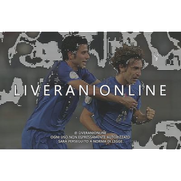 QUALIFICA EUROPEI 2008 ITALIA-GEORGIA NELLA FOTO: ESULTANZA GOL PIRLO PH ANDREOLI- AG ALDO LIVERANI