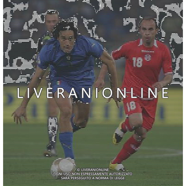 QUALIFICA EUROPEI 2008 ITALIA-GEORGIA NELLA FOTO: TONI E MENTESHASHVILI PH ANDREOLI- AG ALDO LIVERANI